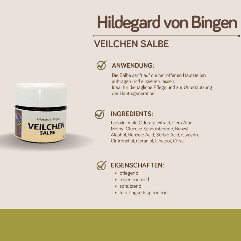 Bild von Veilchen Salbe 50ml, nach Hildegard